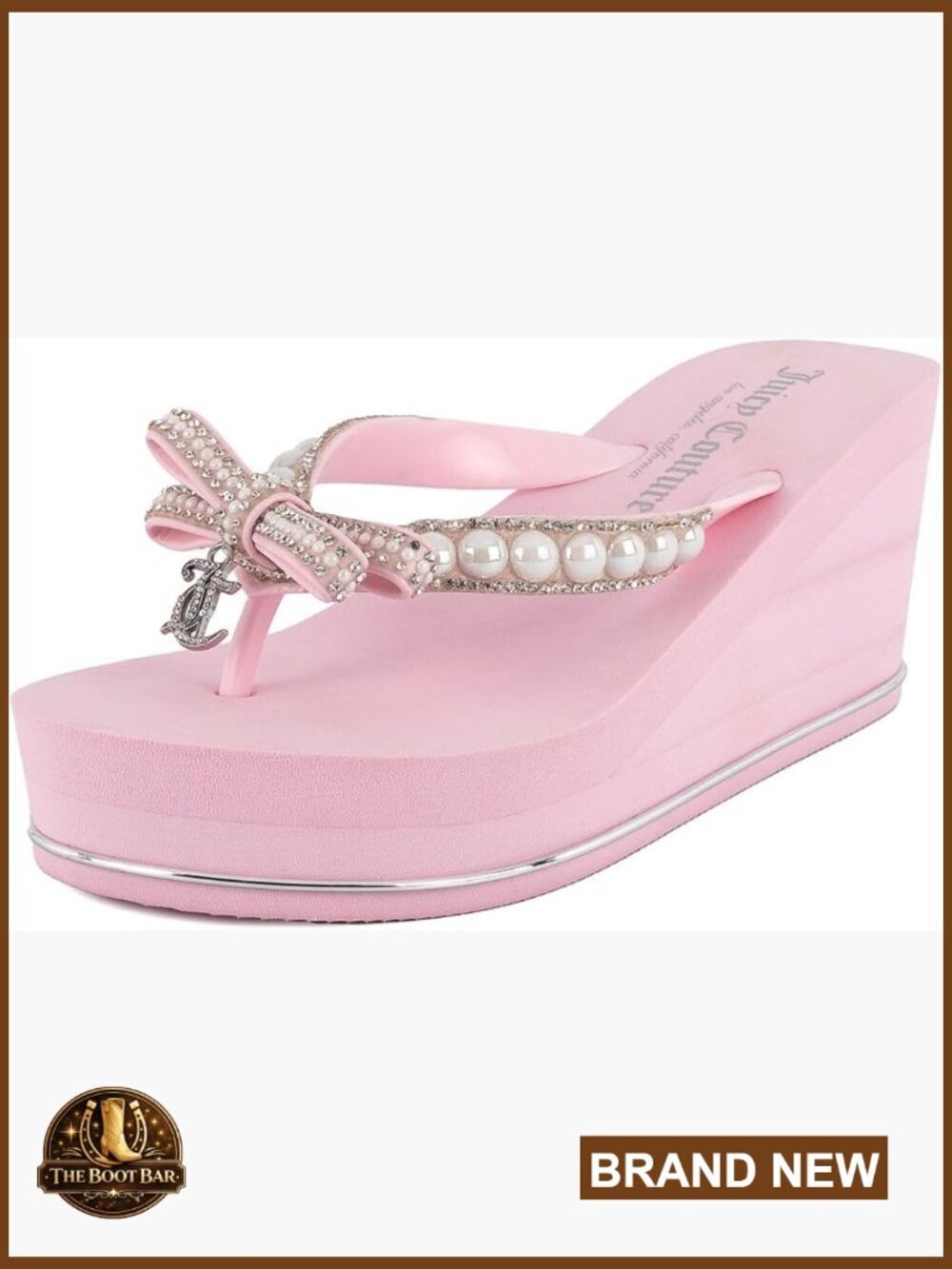 Wedge Platform Flip Flops - Fashion Beach Sandals - 3in Heel